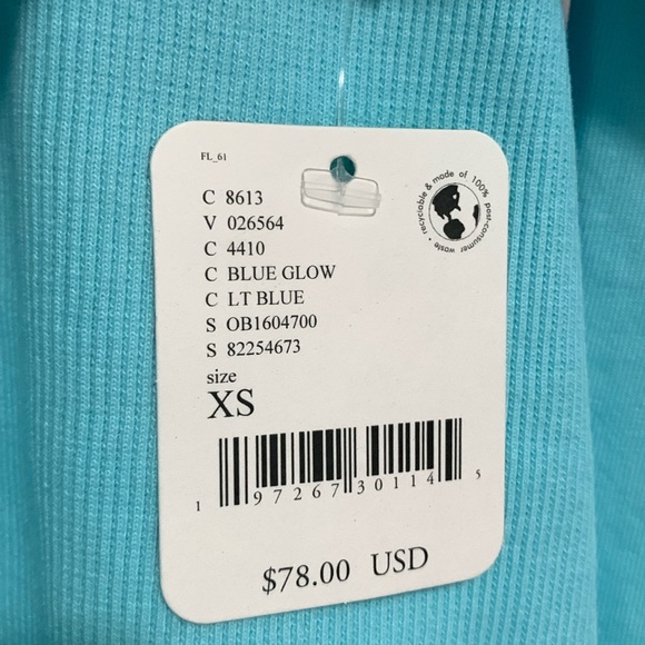 FP MOVEMENT Simply Layer Long Sleeve Open Back Oversized Top Blue Glow - Picture 12 of 14